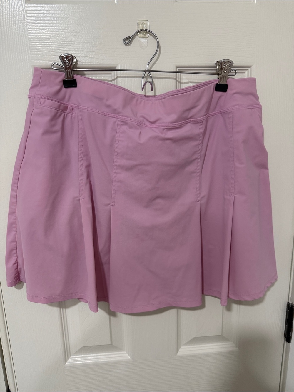 Skechers Light Pink Pleated Mini Skirt